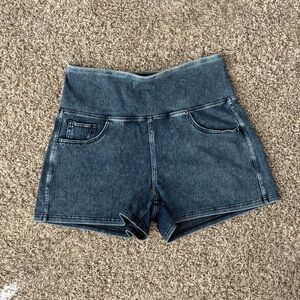 HALARA High-Waisted Blue Women's Shorts